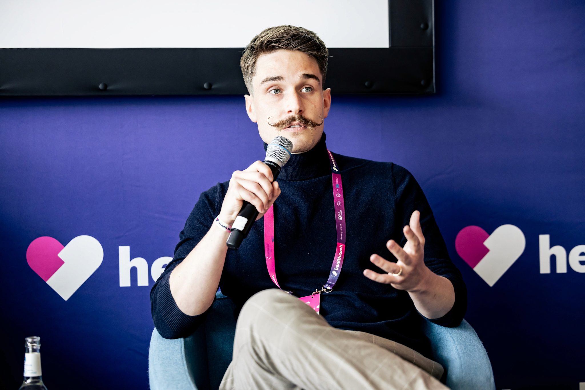 Jack Parker, AIATELLA co-founder and CEO, speaking at a healthcare conference